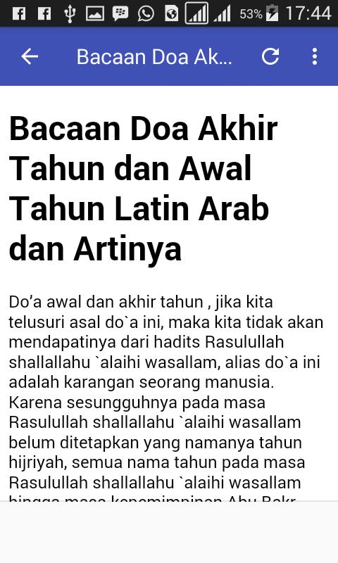 Doa akhir tahun islam