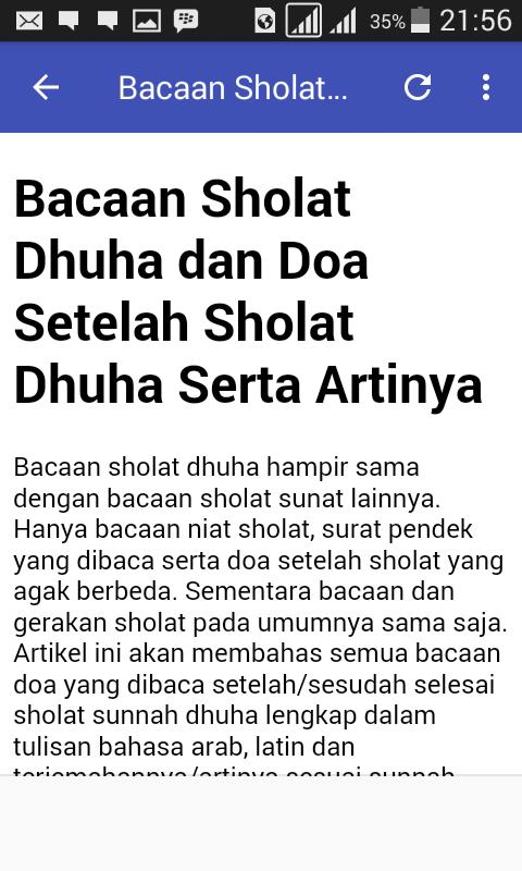 Doa Sholat Dhuha For Android Apk Download