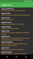 Docs for pygame Affiche
