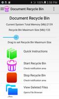 Document Recycle Bin plakat