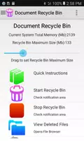 Document Recycle Bin الملصق