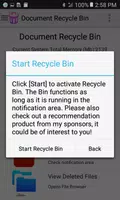 Document Recycle Bin تصوير الشاشة 1