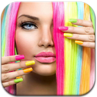 Hair Lips Color Changer Camera-icoon