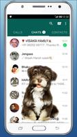 Dog walks On Screen - Cute Dog in Phone Funny Joke 截圖 1