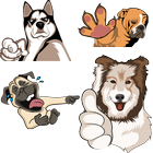 Dogs Chat Stickers ไอคอน