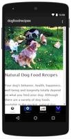 Natural Dog Food Recipes পোস্টার