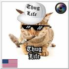 Thug life autocollant photo ikona