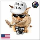 Thug life sticker photo icône