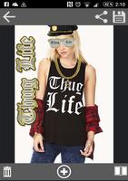 Thug life sticker photo Affiche