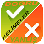 Doğru Yanlış Kelimeler Oyunu icône