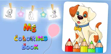 puppies Dogs Coloring Book