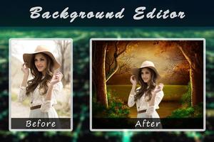 Photo Background Editor Affiche