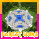 Forest Wars PvP. Minecraft Map APK