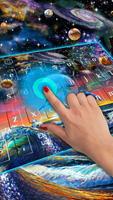 dolphin galaxy ocean planets keyboard water paint Ekran Görüntüsü 2
