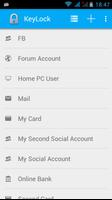 KeyLock Password Manager Free capture d'écran 1