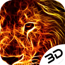 Domineering Neon Lion Hd Live 3D Wallpaper APK