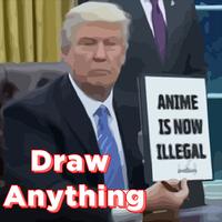 Donald Draw Gif Meme Maker پوسٹر