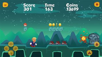 Trump Adventure - Super President Game screenshot 2