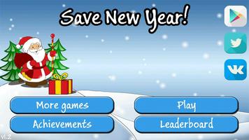 Save new year Cartaz