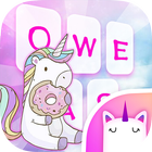 Donut Unicorn Quote Keyboard T icon