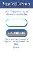 Sugar Level Calculator captura de pantalla 1