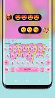 Pink Dope Keyboard Affiche
