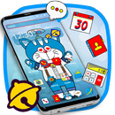 Doroamon Cartoon Anmie Blue Theme APK