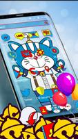 Doroamon Cartoon Anmie Blue Theme captura de pantalla 2