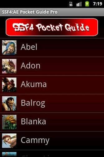 Ssf4 Ae Pocket Guide For Android Apk Download