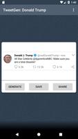 Tweet Generator: Donald Trump capture d'écran 1