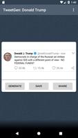 Tweet Generator: Donald Trump capture d'écran 2