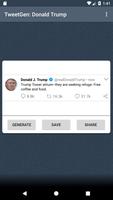 Tweet Generator: Donald Trump capture d'écran 3