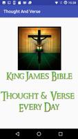 King James - Thought and Verse Affiche