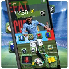 David Villa Football(Soccer) Sports Theme APK download