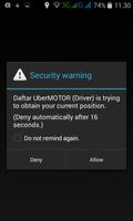 Uber MOTOR [Daftar Driver] capture d'écran 1