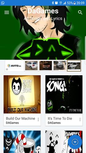 Dagames Bendy All Songs Lyrics For Android Apk Download - dagames official medley roblox