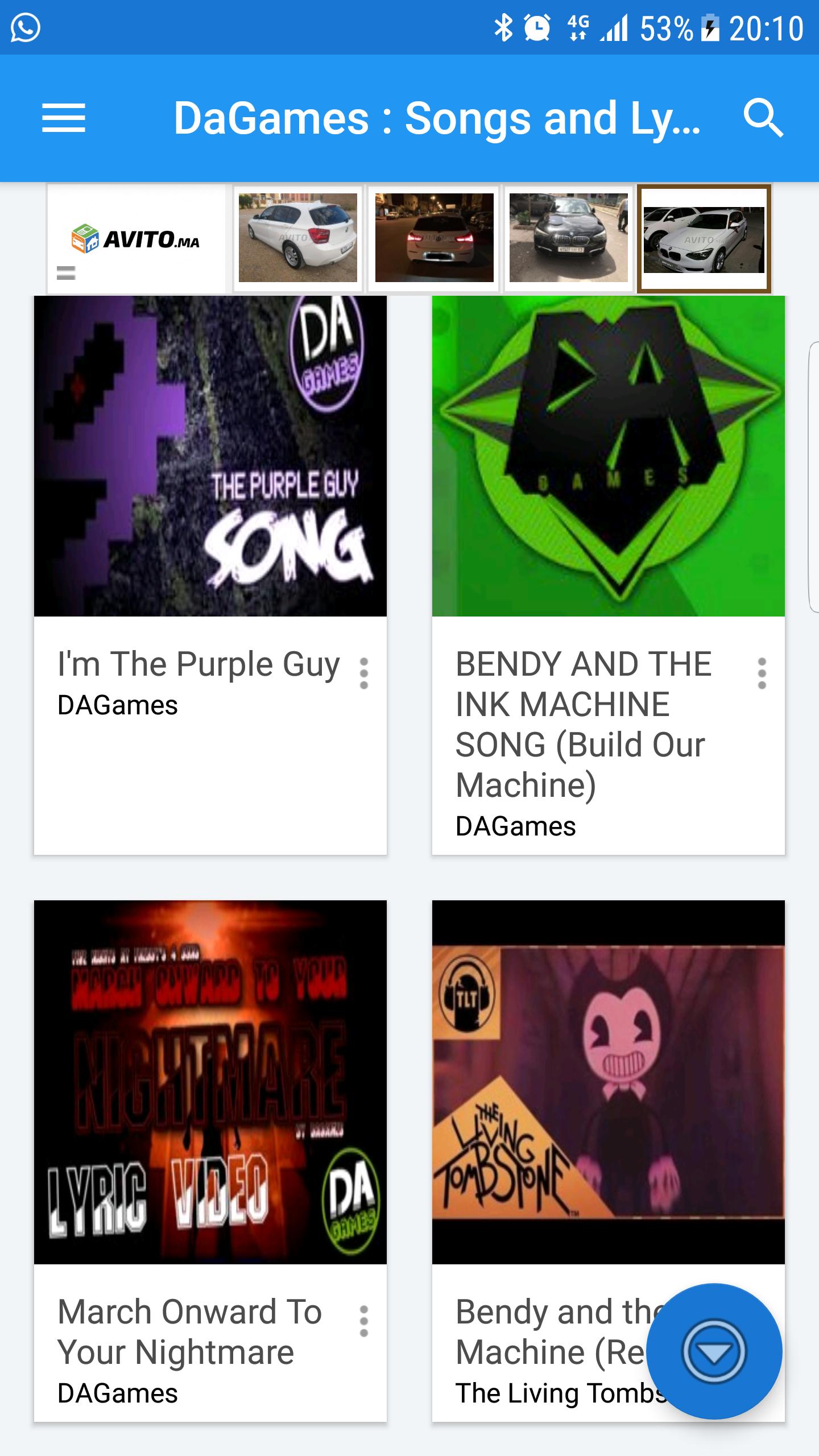 Im the purple guy song dagames roblox id