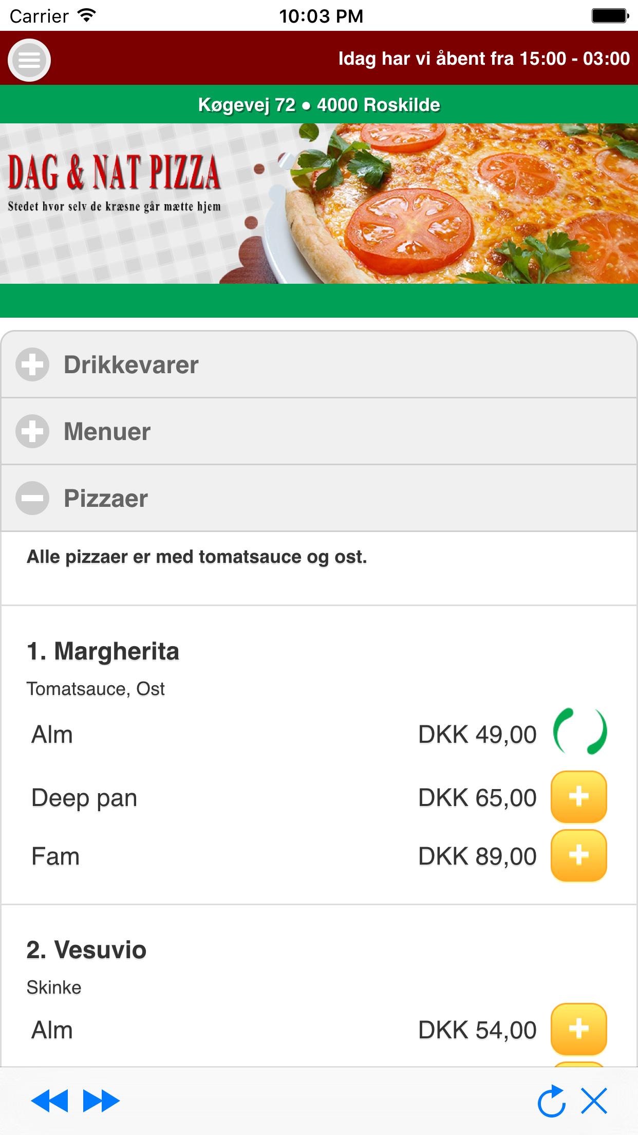 Dag Og Nat Pizza For Android Apk Download