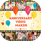 Anniversary Video Maker ícone