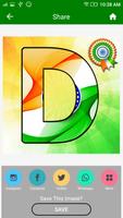 Indian Flag Letter : Indian Independence Day 2018 截图 2