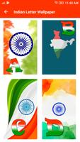 Indian Flag Letter Wallpaper : Indian Alphabets capture d'écran 3