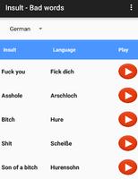 Insult - Bad words capture d'écran 1