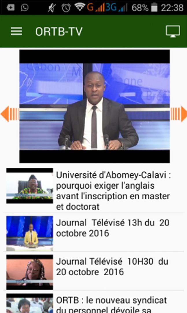 TÉLÉCHARGER ORTB TV TV TÉLÉCHARGER ORTB