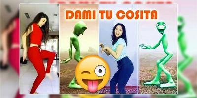 Dance Dame tu cosita - Green alien Video Download 스크린샷 2