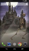 Dancing skeleton Live Wallpap پوسٹر