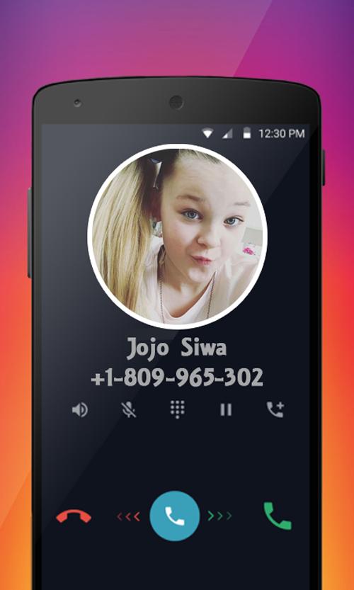 Fake Call From Jojo Siwa capture d'écran 6.