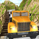 Real Truck Driving in a Dangerous Hill Road APK