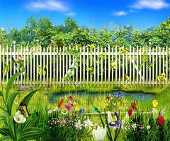 Summer Garden Live Wallpaper Affiche