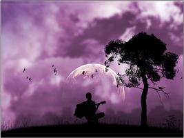 Romantic Moon Live Wallpaper imagem de tela 1