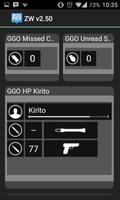 GGO (SAO) Widgets for Zooper captura de pantalla 2